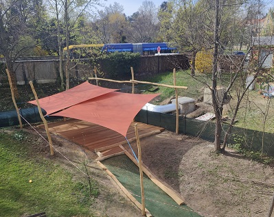 Unsere neue Terrasse