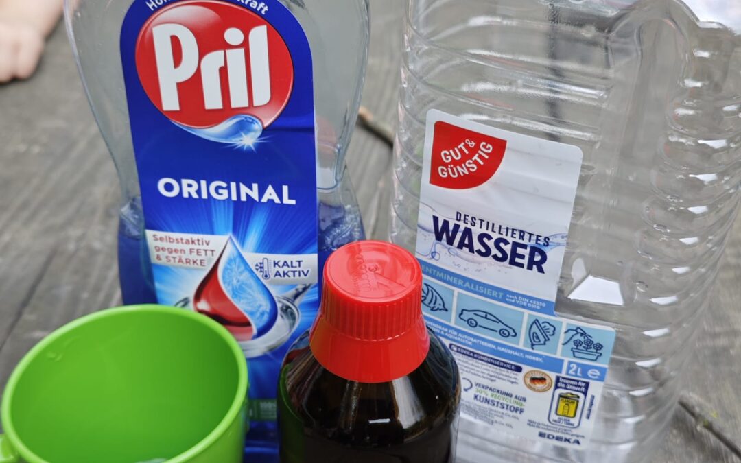 Seifenblasen Experiment